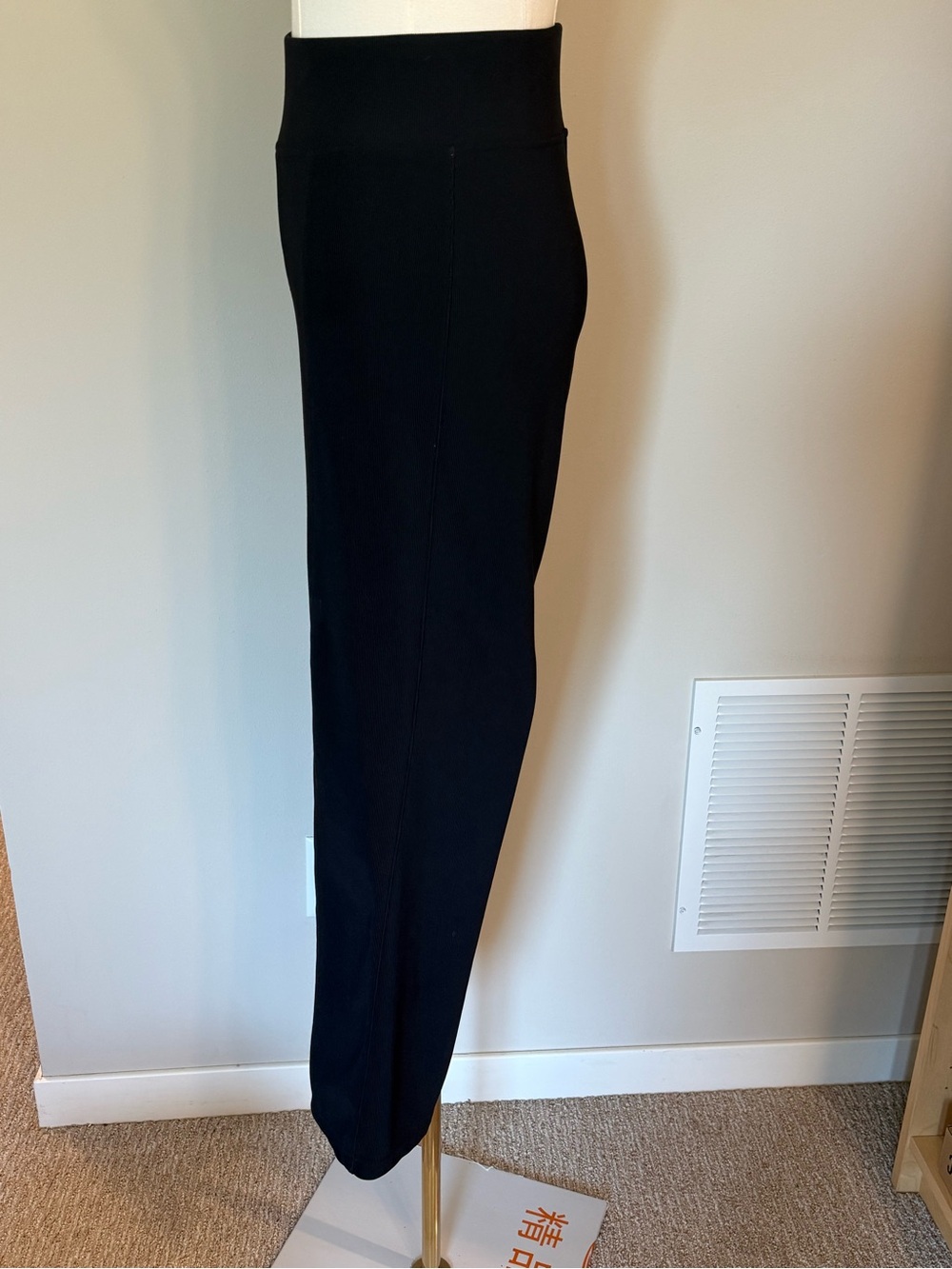Move Theology Black High Rise Wide Leg Yoga Pants Lounge Athletic Size Small - Picture 3 of 6